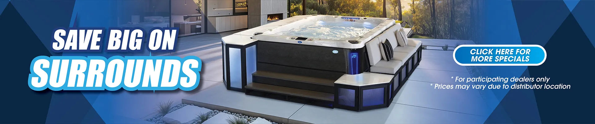 Calspas hot tub being used in a family setting - Oxnard