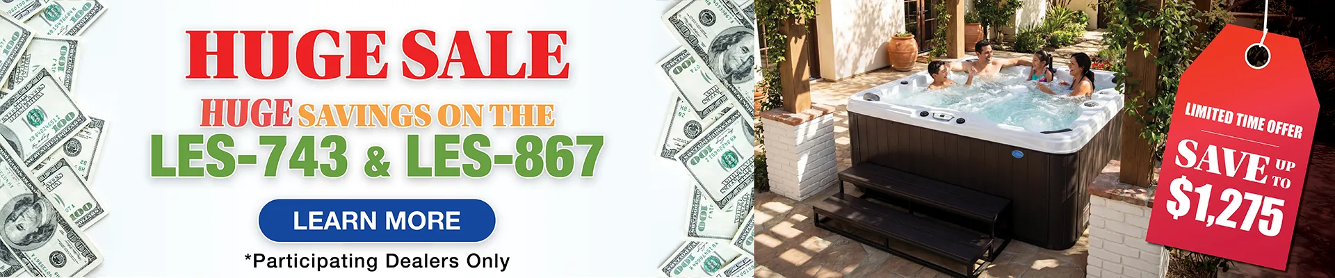 Calspas hot tub being used in a family setting - Oxnard